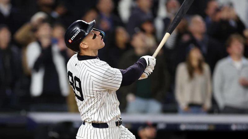 New York Yankees take 2-0 ALCS lead as Aaron Judge hits his first HR of the postseason | CNN