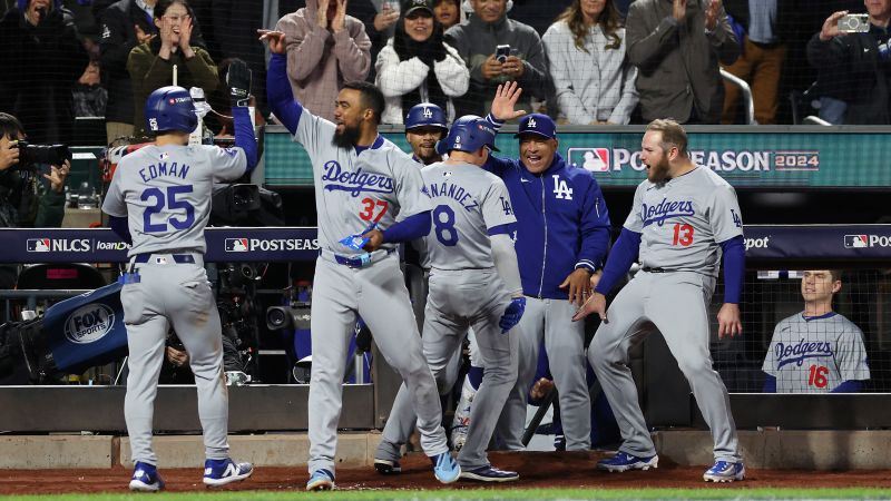 Los Angeles Dodgers take 2-1 NLCS lead after dominant Game 3 shutout of the New York Mets | CNN