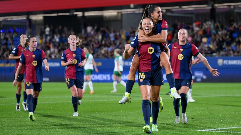 Barcelona hammers Hammarby 9-0 to equal club record Women’s Champions League victory | CNN