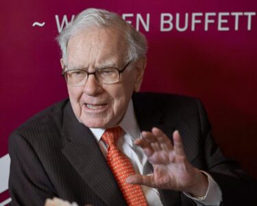 Warren Buffett, CEO of Berkshire Hathaway.