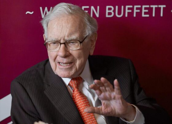 Warren Buffett, CEO of Berkshire Hathaway.