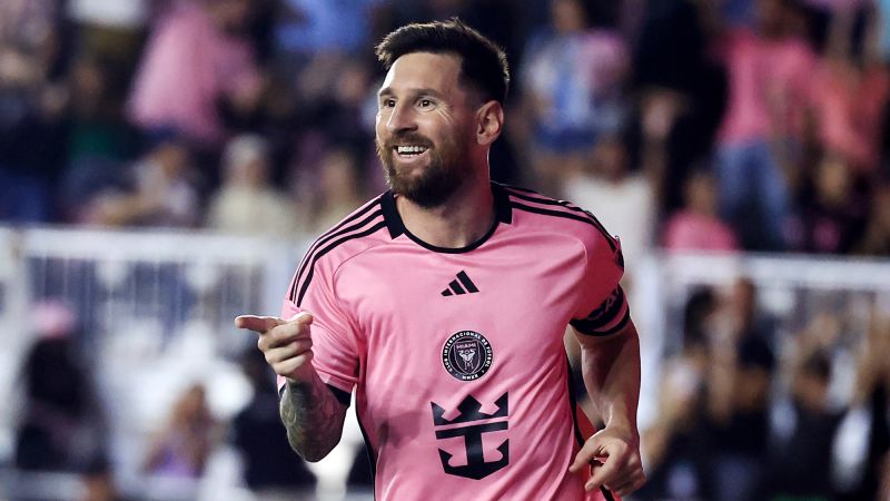 Lionel Messi becomes Inter Miami’s all-time leading goal scorer after 11-minute hat-trick helps team to record point total | CNN