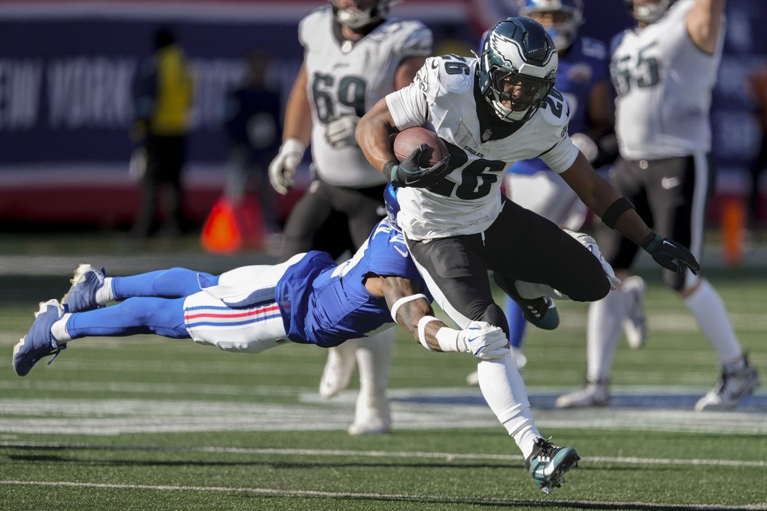 Barkley excelled in his return to face the Giants.