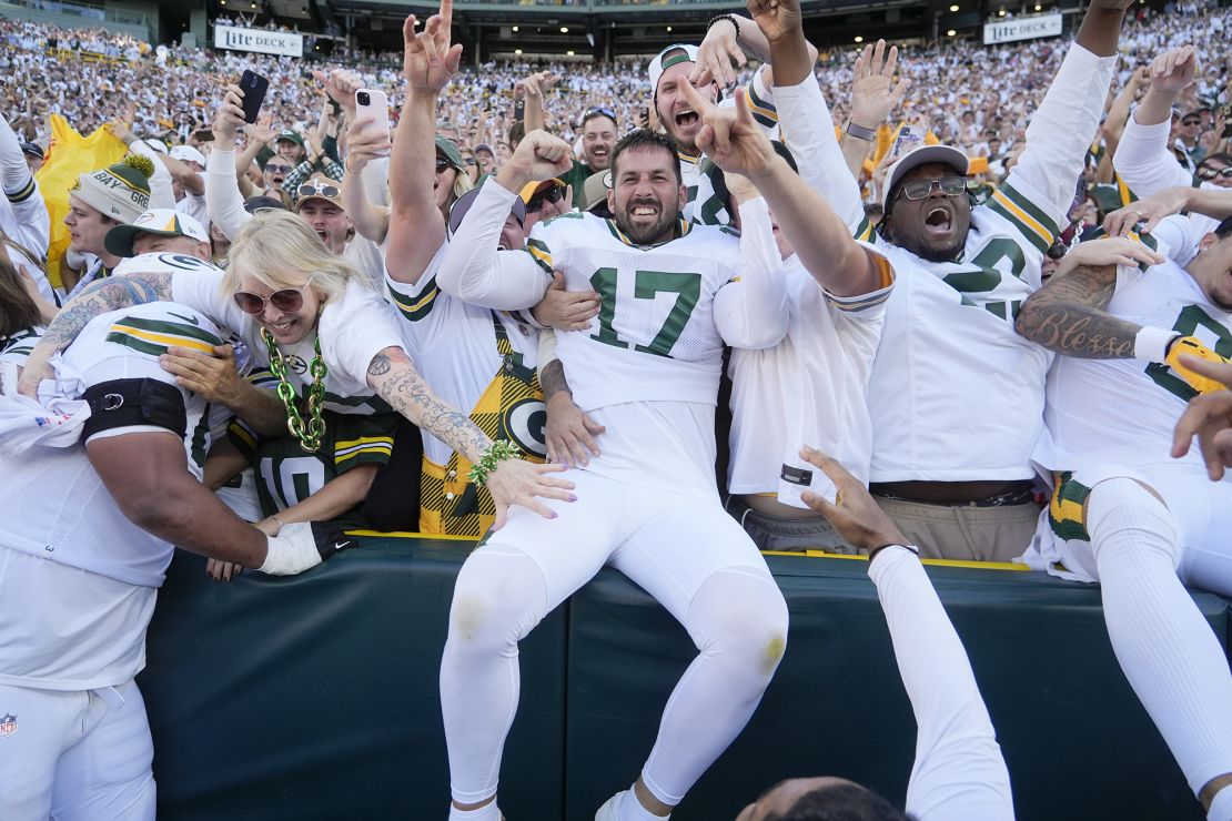 McManus scored the game-winning field goal as time expired in his Packers debut.