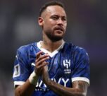 Neymar controls the ball during the AFC Champions League Elite match between Al Ain and Al-Hilal on October 21.