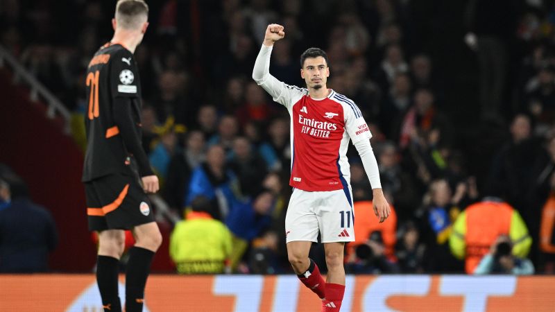 Arsenal bounces back from shock defeat with hard-fought Champions League win over Shakhtar Donetsk | CNN