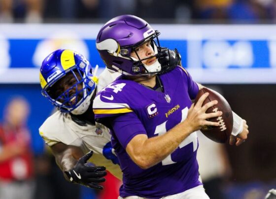 The missed penalty call on Darnold allowed the Rams to seal their victory over the Vikings.