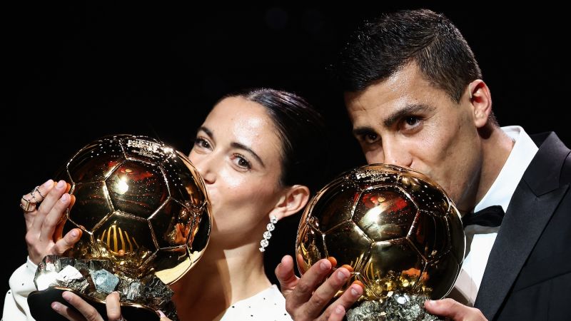 Rodri and Aitana Bonmatí win men’s and women’s Ballon d’Or awards | CNN