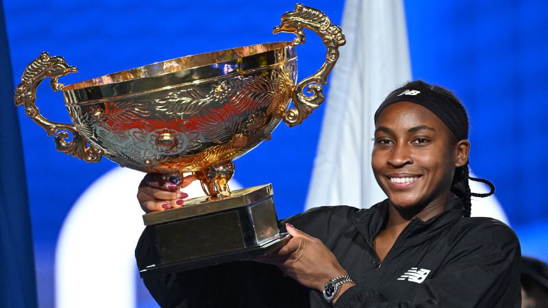 Coco Gauff makes history after cruising to China Open title | CNN