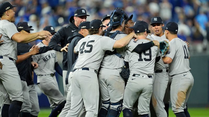 Gerrit Cole in control as New York Yankees clinch ALCS spot with win over Kansas City Royals | CNN