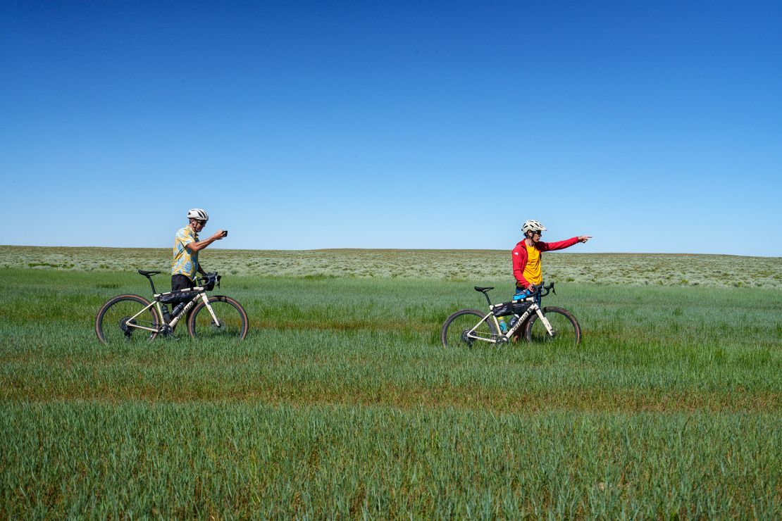 Caldwell explains that the cycling portion of the trip helped with his rehabilitation and contributed to the adventure.