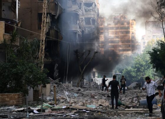 Israel strikes Beirut suburb, Nasrallah's fate unclear after Friday's massive attack