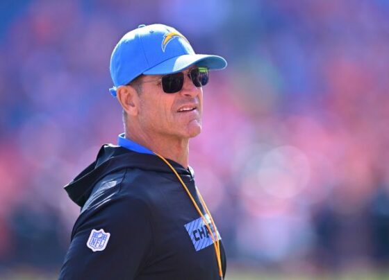 LA Chargers head coach Jim Harbaugh to wear heart monitor for two weeks after leaving Sunday’s game with ‘atrial flutter’ | CNN