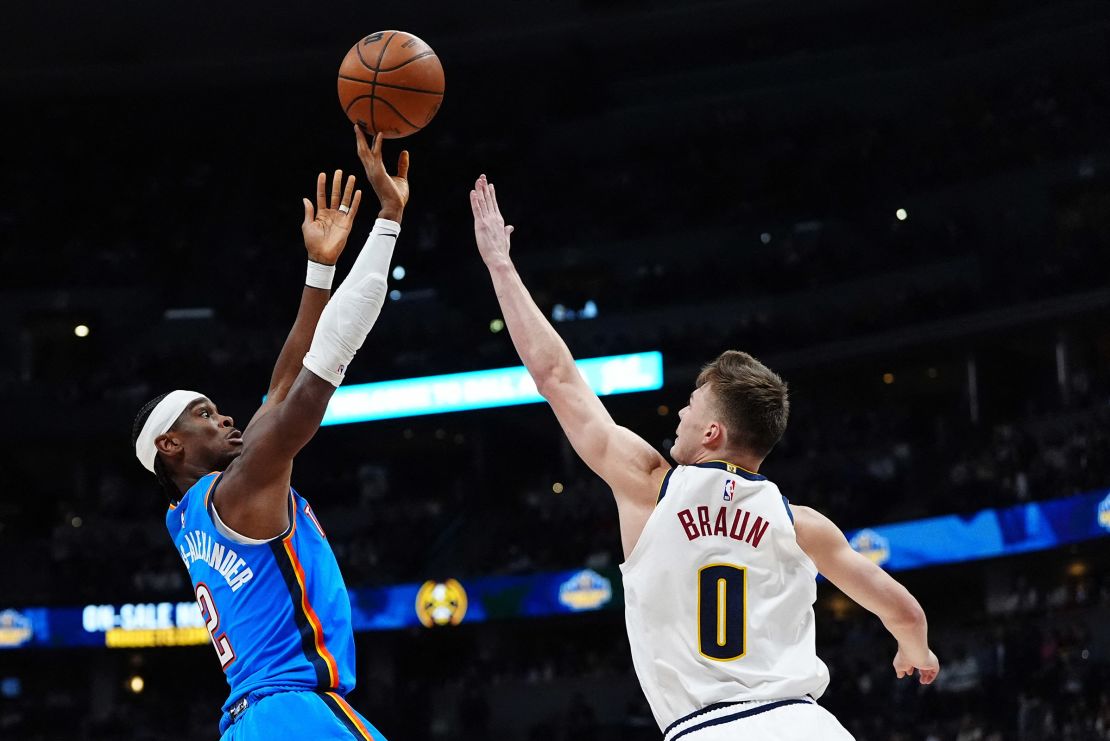 Shai Gilgeous-Alexander Chet Holmgren led the Thunder to an impressive win.