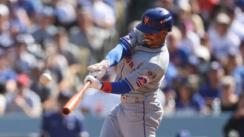 Mets offense explodes early to level series with Dodgers | CNN