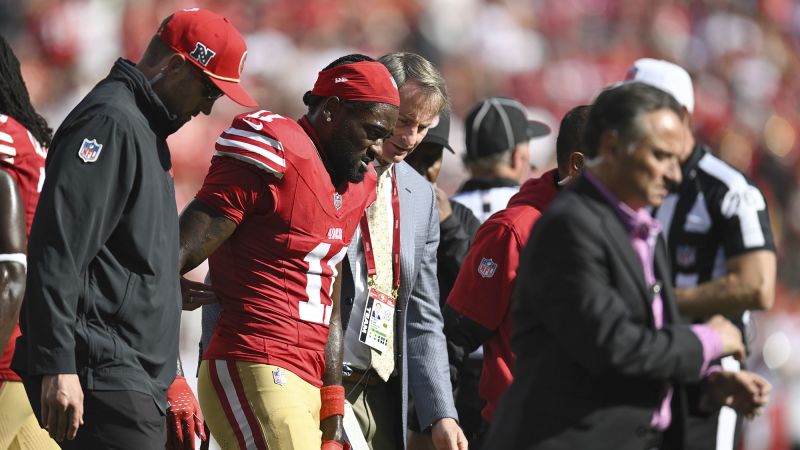 NFL injury report: 49ers’ Brandon Aiyuk suffers torn ACL, Chris Godwin and Mike Evans leave game with injury | CNN