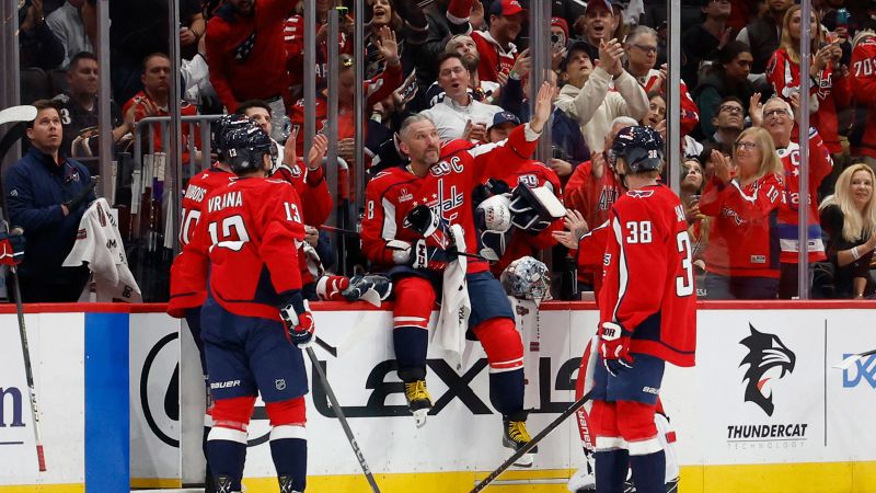 NHL legend Alex Ovechkin hits 700 assists in Washington Capitals’ win over Vegas Golden Knights | CNN