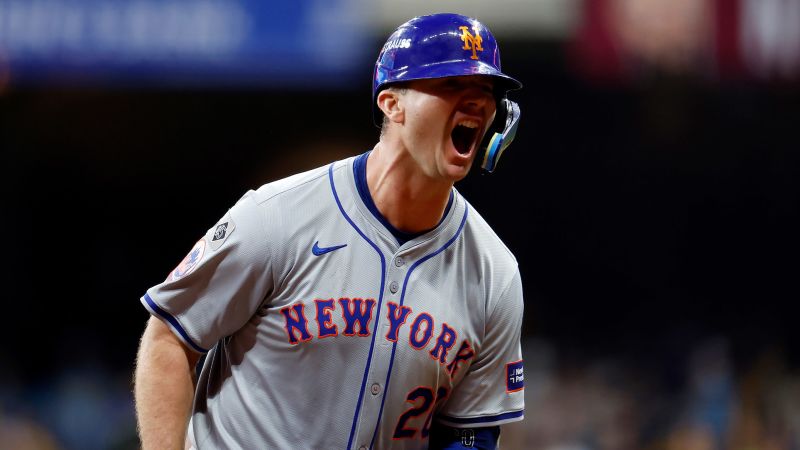 Pete Alonso’s dramatic ninth-inning home run sees New York Mets down Milwaukee Brewers and advance to NLDS | CNN