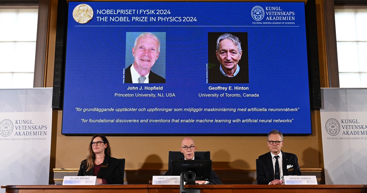 Princeton physicist wins physics Nobel Prize for pioneering AI research