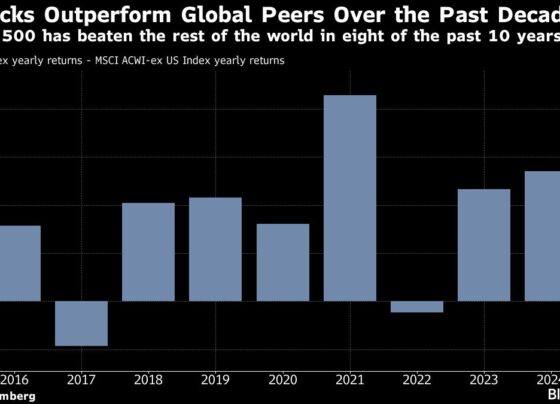 S&P 500’s Decade of Big Gains Is Over, Goldman Strategists Say