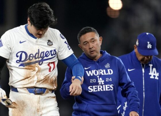 Shohei Ohtani in Dodgers starting lineup for World Series Game 3 following injury scare | CNN