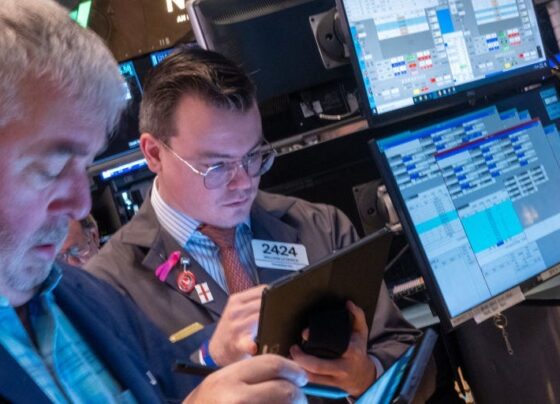 Stock market today: Indexes fall from records as chip rout drags tech shares lower