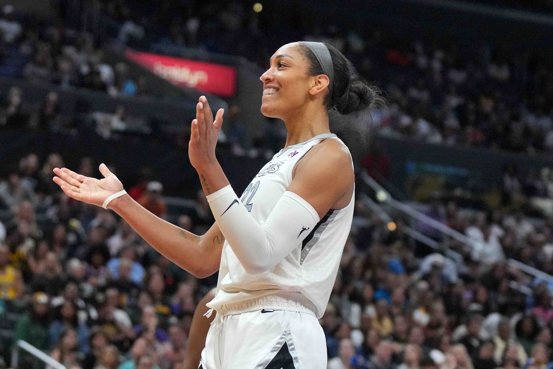 Las Vegas Aces star A'ja Wilson was named WNBA MVP for the third time following the 2024 season.