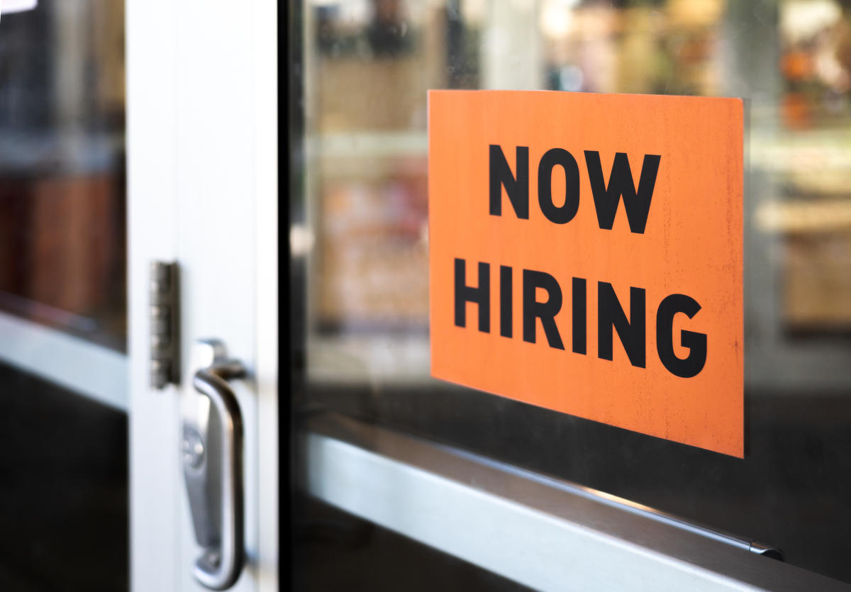 The hiring rate trending lower could be a sign of problems to come