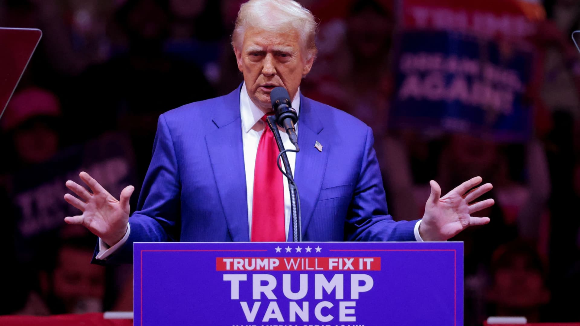 Trump headlines Madison Square Garden rally after vulgar, racist remarks from allies