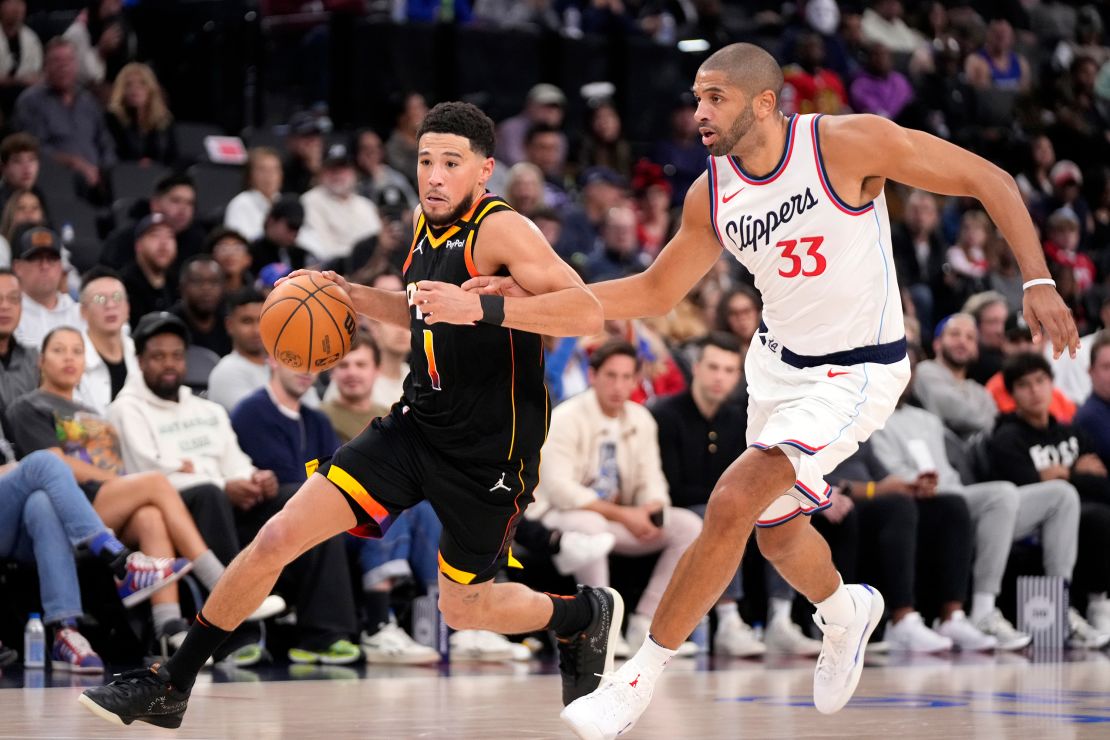 Booker led the Suns to a huge comeback win.