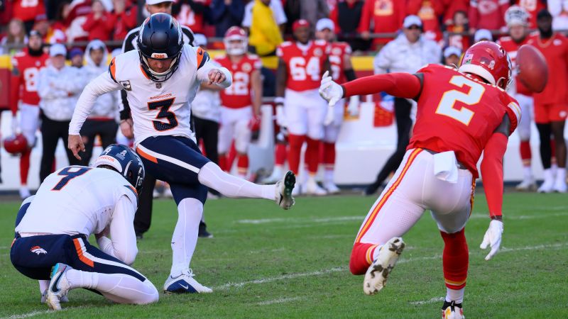 Kansas City Chiefs block potential game-winning field goal, defeat Denver Broncos to stay unbeaten | CNN