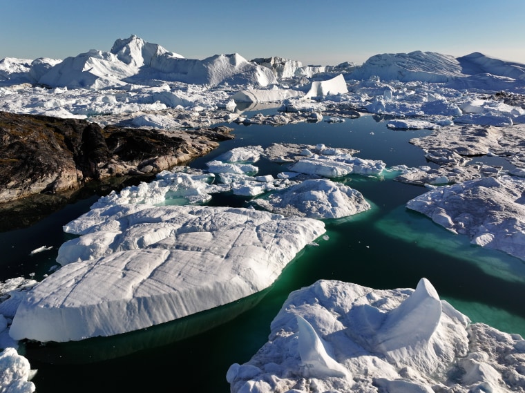 The Greenland Ice Sheet, Facing Global Warming, Is Melting