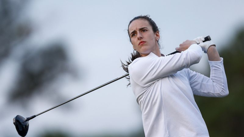 Caitlin Clark swaps three-pointers for par threes at LPGA event | CNN