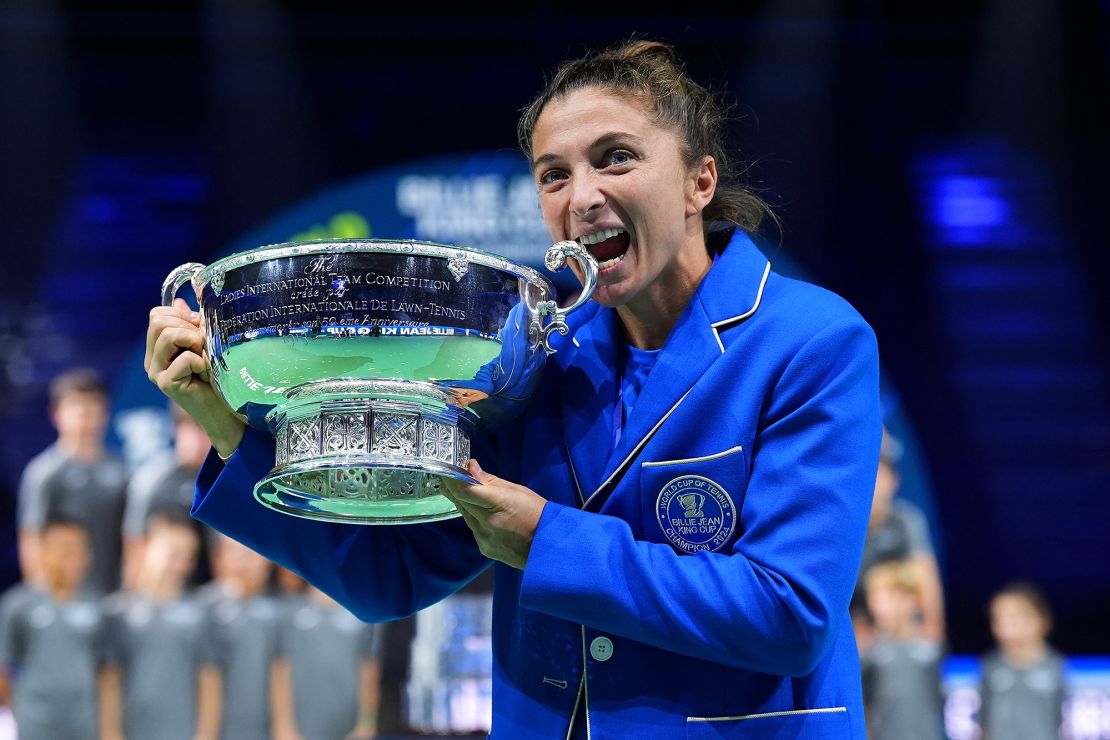 Sara Errani won the fourth BJK Cup title of her career.