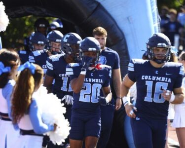 Columbia Lions quarterback Trevor McDonagh (7) prepares to hand off the ball during the team's game against the Harvard Crimson on November 8, 2014