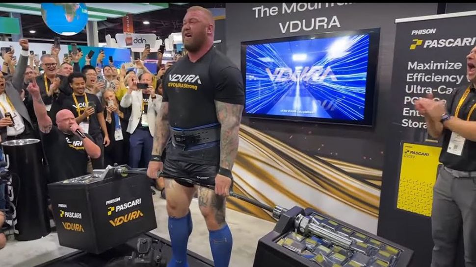 Famous GoT actor lifts more than $20 million worth of 122.88TB SSDs for charity; ‘The Mountain’ carried 2,316 drives, totaling almost 283PB