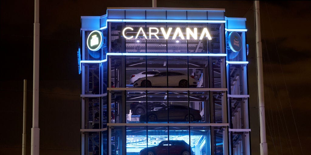 Carvana stock was nearly wiped out in 2022. It’s rallied more than 7,000% since.