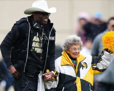 Deion Sanders honors 100-year-old Colorado Buffaloes superfan with ‘Peggy’ apparel line | CNN