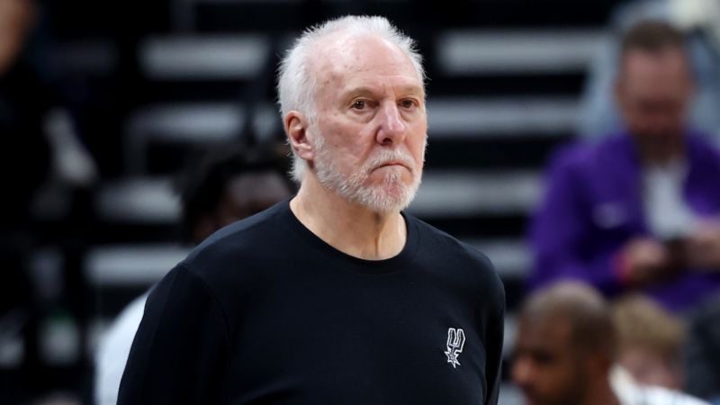 Gregg Popovich misses fourth straight game with undisclosed illness as San Antonio Spurs beat Portland Trail Blazers | CNN