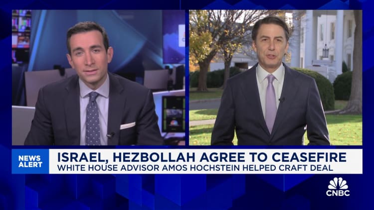 The Israel-Hezbollah ceasefire deal is a permanent one: White House energy advisor Amos Hochstein