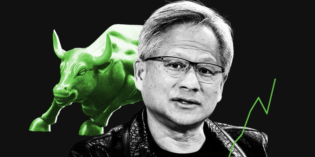 Nvidia stock surges to a record high, solidifying its position as the world’s most valuable company