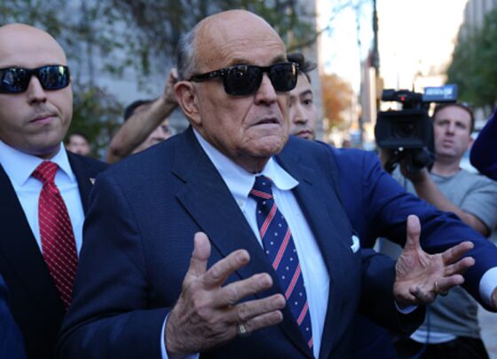 Rudy Giuliani lawyers seek to quit defamation claim case