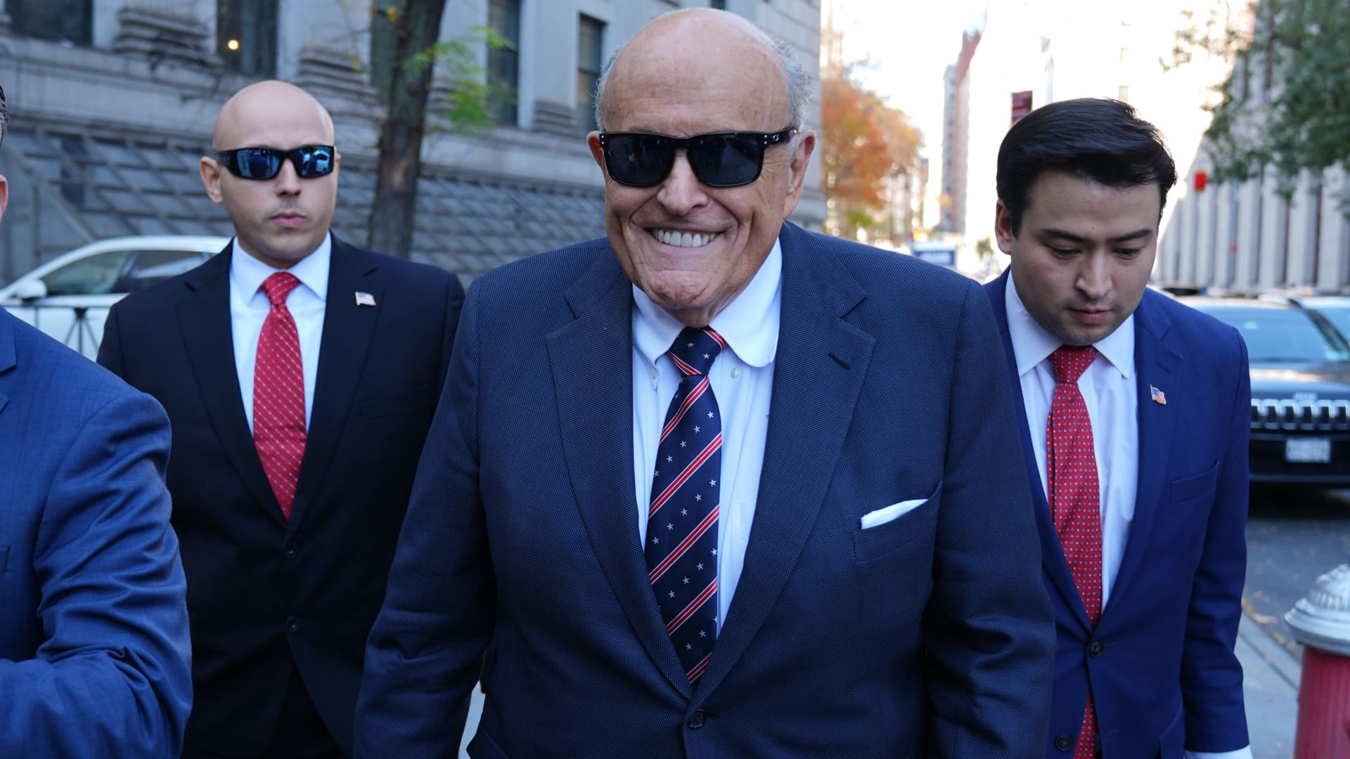 Rudy Giuliani responds to election workers claims on assets