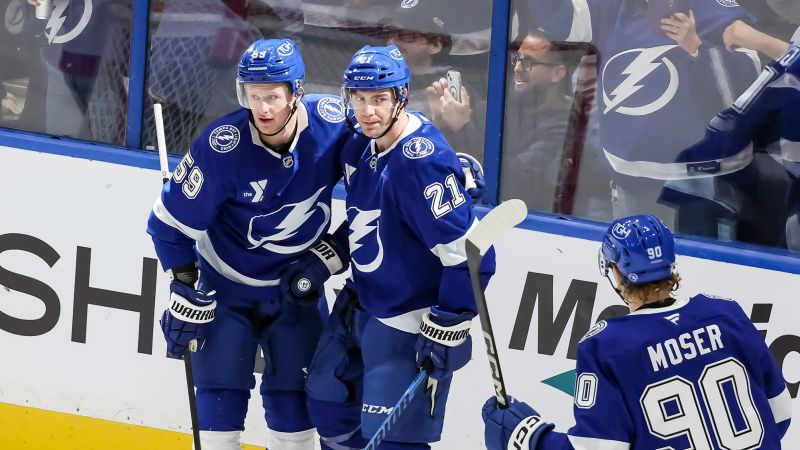 Tampa Bay Lightning player secures hat-trick in unbelievable way | CNN