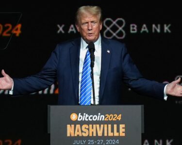 Trump Media in reported talks to buy crypto trading platform Bakkt, sending shares soaring