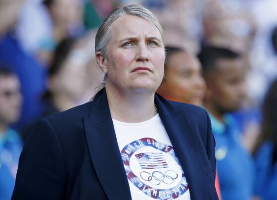 Hayes celebrates winning a fifth straight WSL title with Chelsea in May.