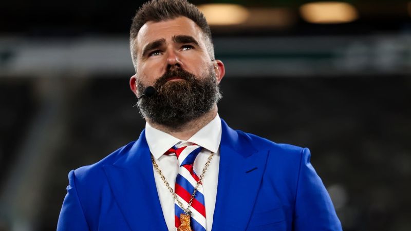 ‘I’m not proud of it’: Jason Kelce apologizes after video shows him spiking a cellphone after fan used a homophobic slur | CNN