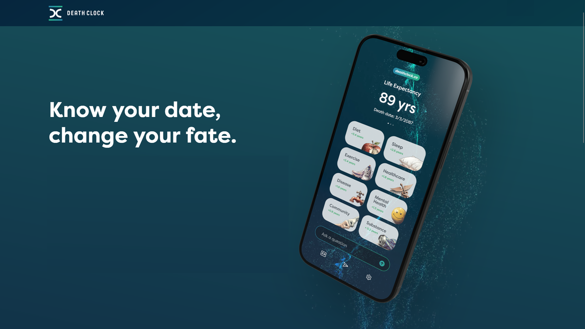 This AI app claims it can calculate the day you’ll die