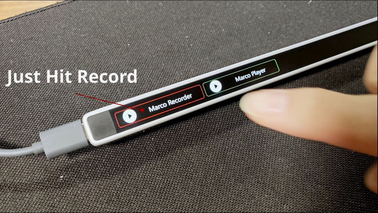 Flexbar's one-click macro recording feature is here to help! Record your moves & replay at any time! - YouTube