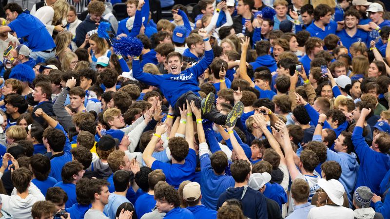 Unranked Creighton defeats No. 1 Kansas in huge night of upsets in college basketball | CNN